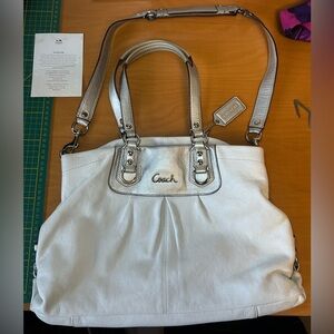 Vintage Coach Ashley shoulder satchel leather bag